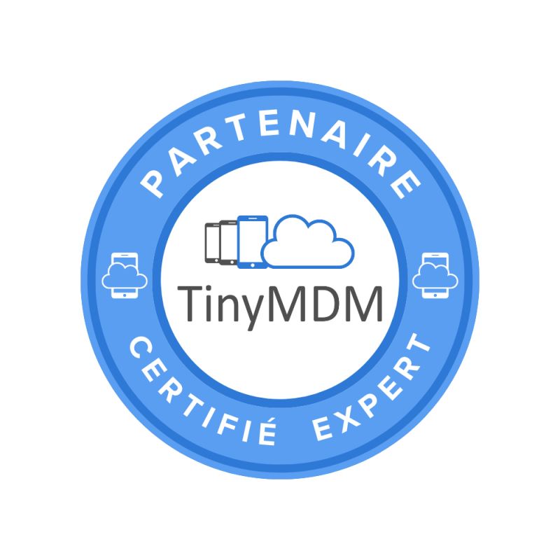 Certificat officiel TinyMDM attestant que C2iP est Partenaire Certifié pour la gestion des appareils mobiles Android